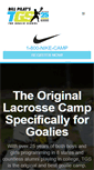 Mobile Screenshot of goalieschool.org