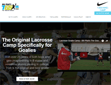 Tablet Screenshot of goalieschool.org